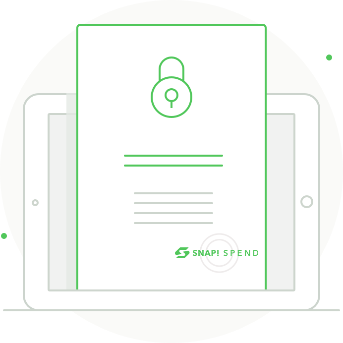 Snap Spend Icon of Lock